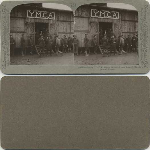 Soldiers at YMCA Hut in France