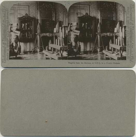 German War Trophies in French Chateau