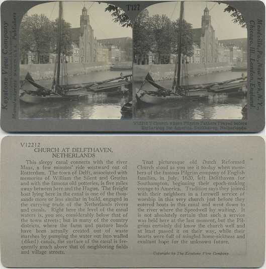 Church at Delfthaven Canal