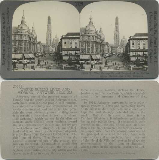 Antwerp City Street Scene