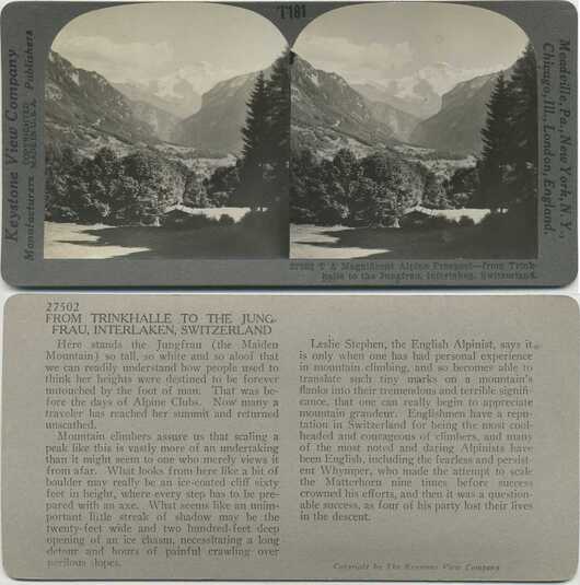 Alpine Mountain Prospect, Jungfrau
