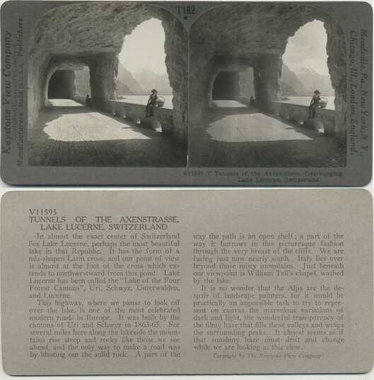 Tunnels along Lake Lucerne