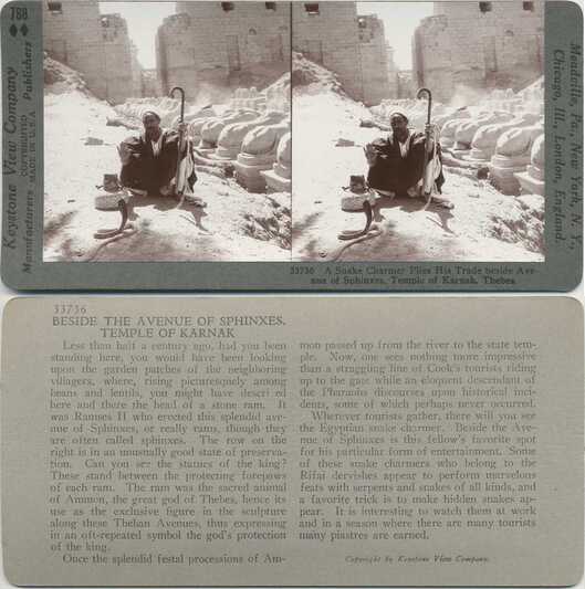 Snake Charmer at Avenue of Sphinxes