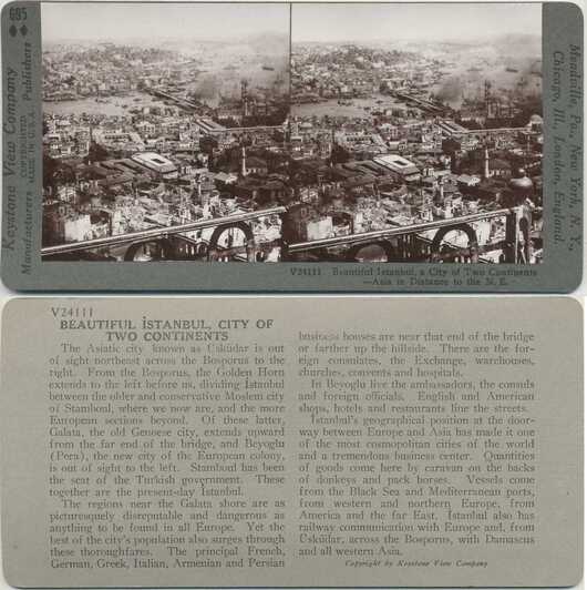 Panoramic View of Istanbul City