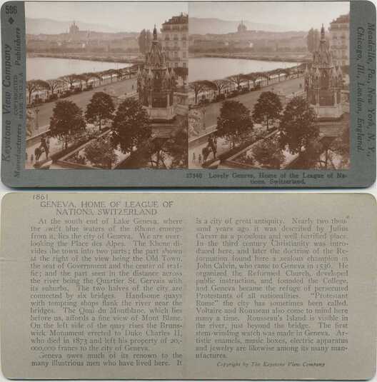 Geneva Cityscape and Monument