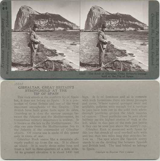Soldier at Rock of Gibraltar