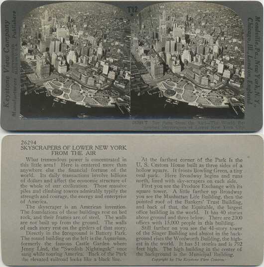 Lower Manhattan Skyscrapers Aerial