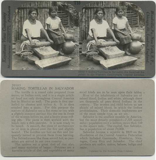 Woman & Child Making Tortillas