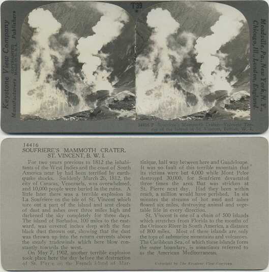 Volcanic Eruption of Soufriere Crater