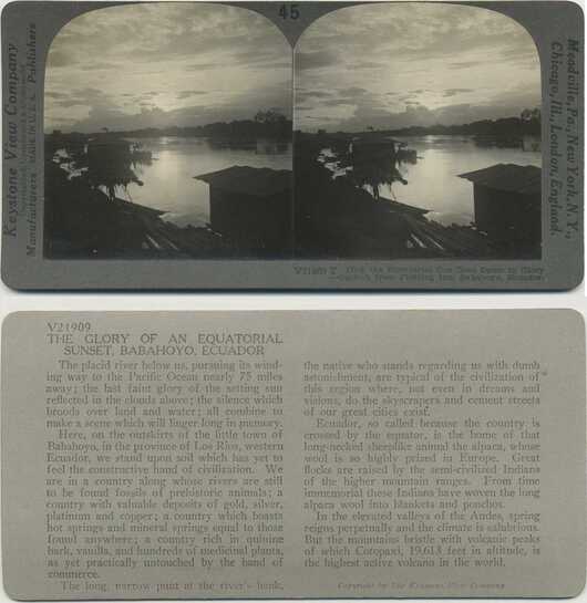 Equatorial Sunset Over River