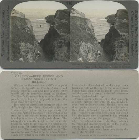 Carrick-a-rede Bridge and Chasm