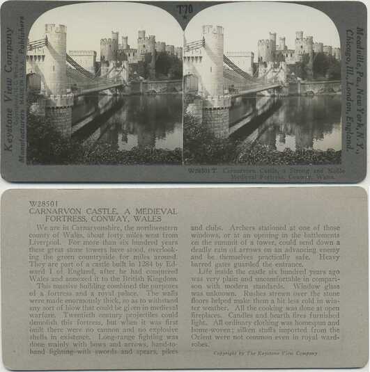 Carnarvon Castle and Suspension Bridge