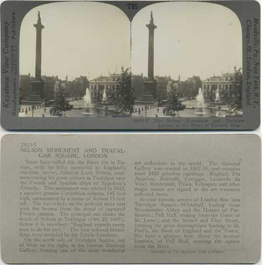 Nelson Monument & Trafalgar Square