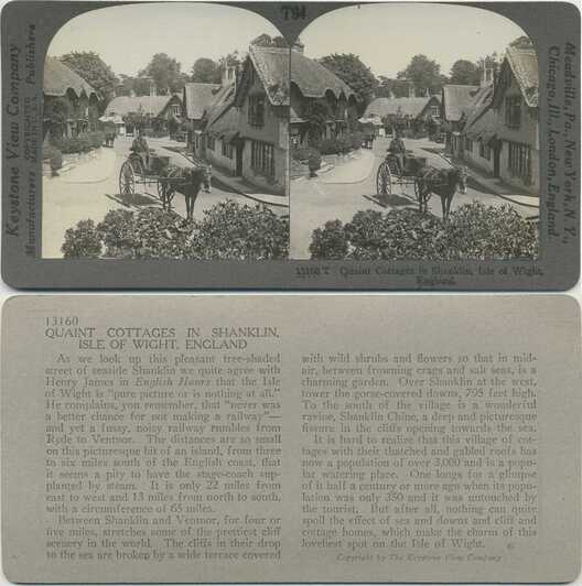Quaint Cottages, Horse Cart
