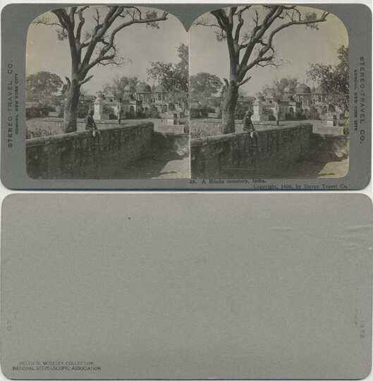 Hindu Cemetery Scene