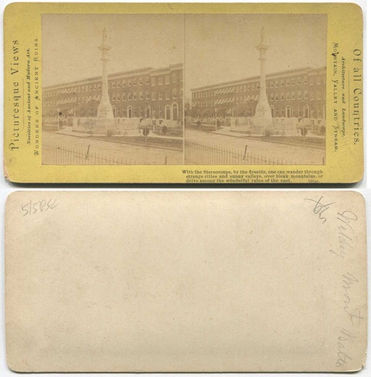 Battle Monument and City Street