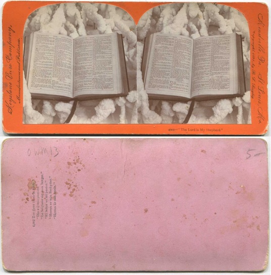 Open Bible with Cloud-like Backdrop