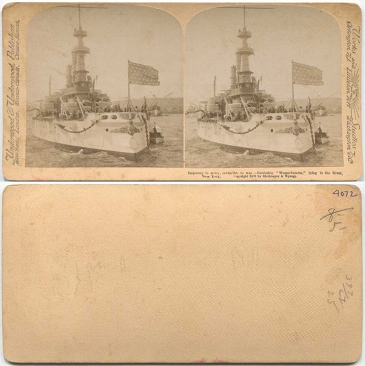 Battleship Massachusetts in River