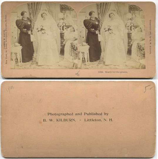 Bride and Attendant Before Wedding