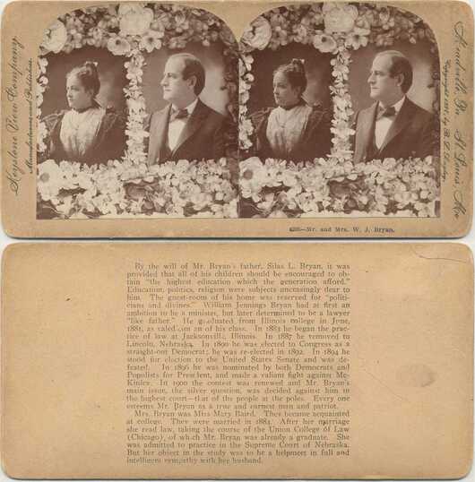 Portraits of Mr. and Mrs. W. J. Bryan