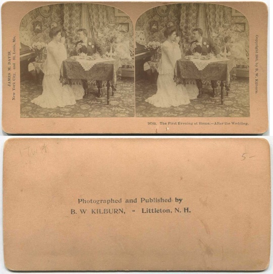 Newlyweds at Home After Wedding