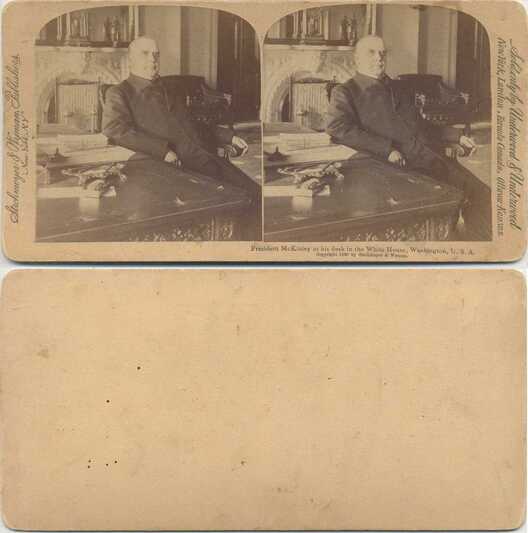 President McKinley at his Desk