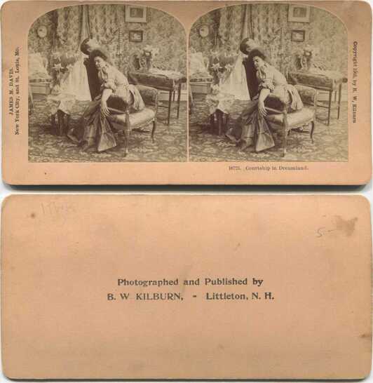 Couple in Victorian Parlor