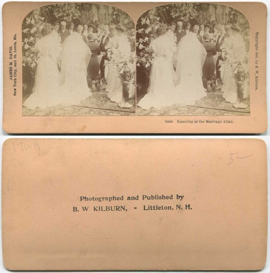 Kneeling at Marriage Altar