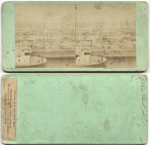 Busy Waterfront with Boats
