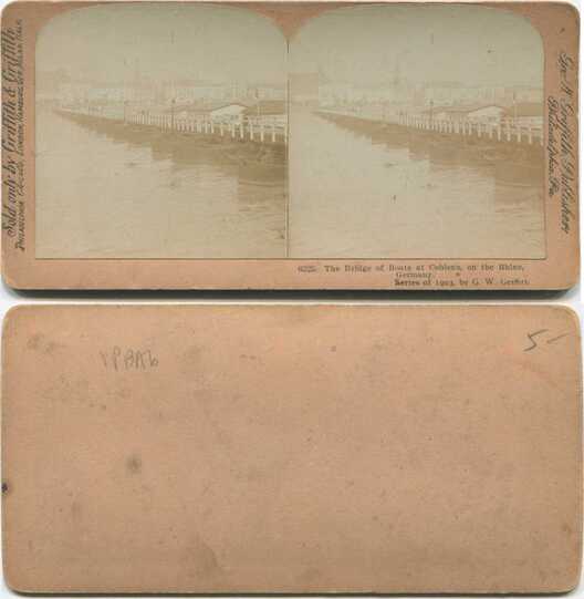 Bridge of Boats, Coblenz, Germany