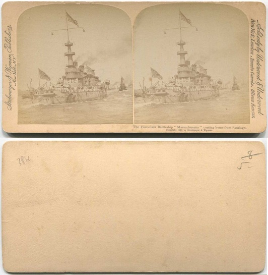 Battleship Massachusetts Returning Home