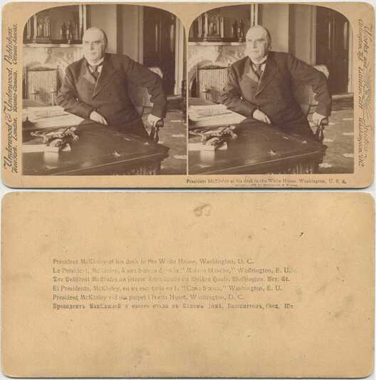 President McKinley at Desk