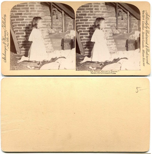 Child Kneeling in Prayer