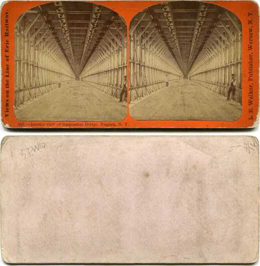 Interior View of Suspension Bridge
