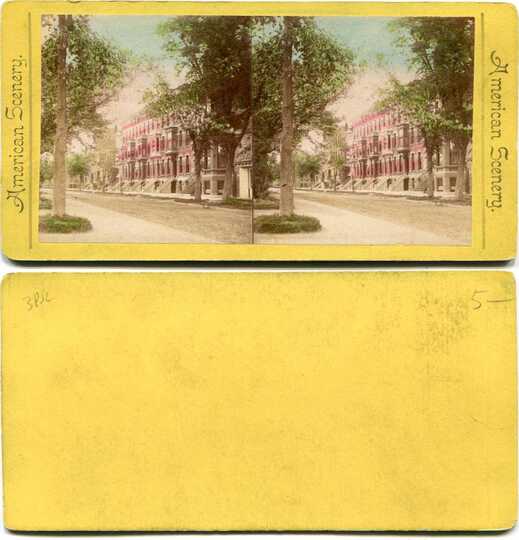 Residential Street with Row Houses
