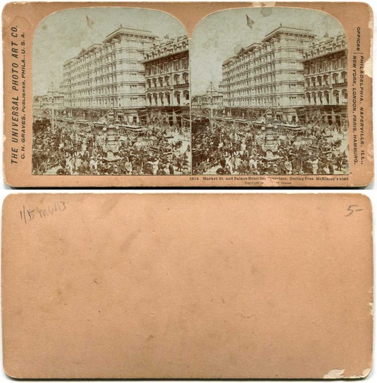 Market Street Presidential Visit Crowd