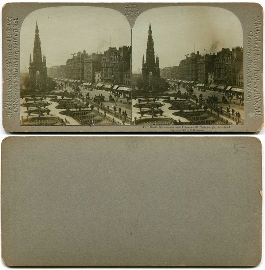 Scott Monument and Princes Street