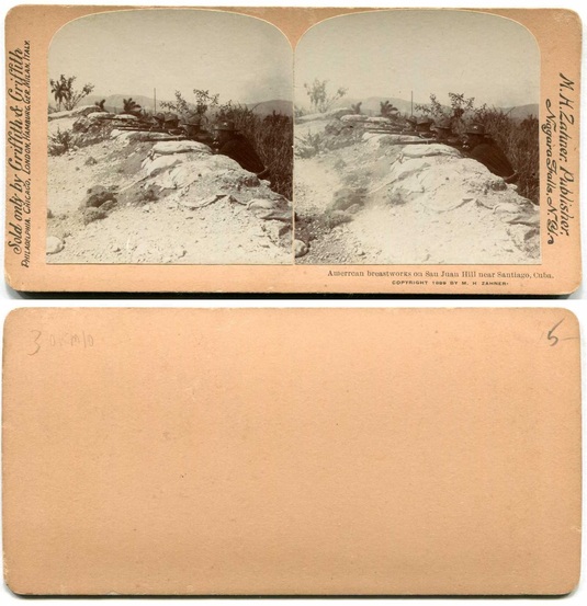 Breastworks on San Juan Hill