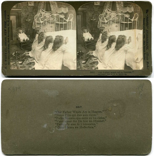 Children Praying by Bed