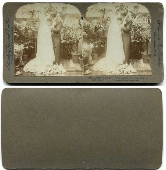 Wedding Couple in Conservatory