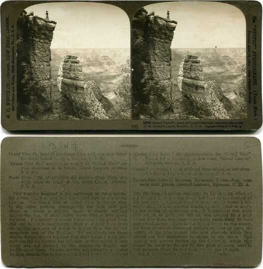 Figure on Grand Canyon Cliff