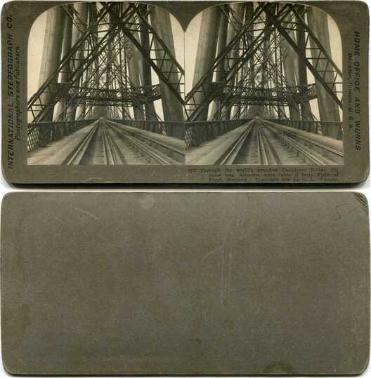Cantilever Bridge Interior with Tracks