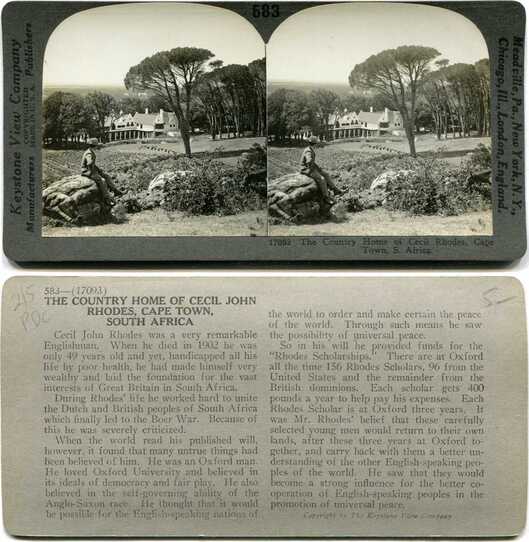 Cecil Rhodes' Country Home