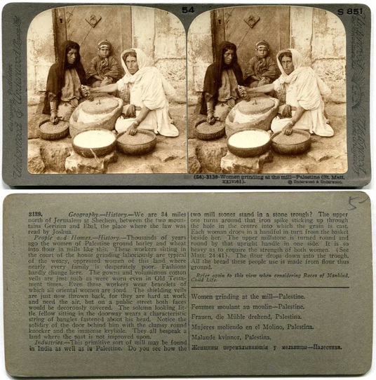 Women Grinding Grain by Hand