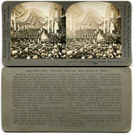 Allies Welcoming American Troops