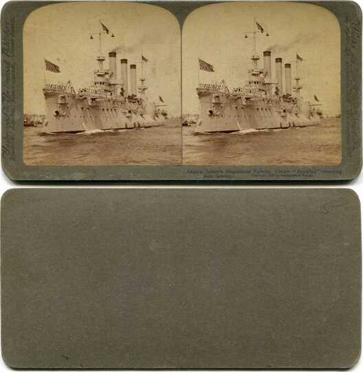 Warship Brooklyn Returning from Santiago