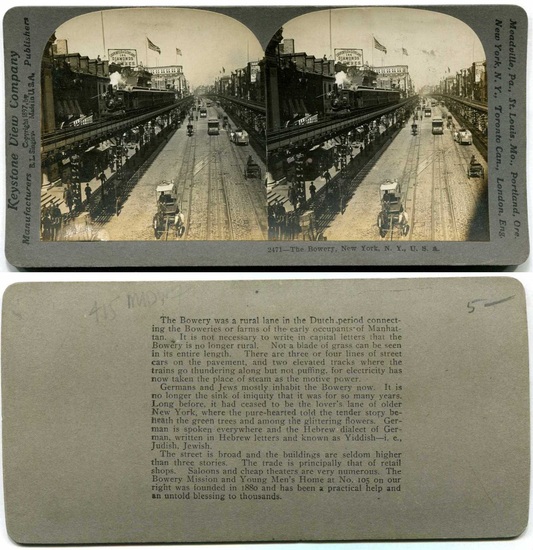 Elevated Train on Busy City Street