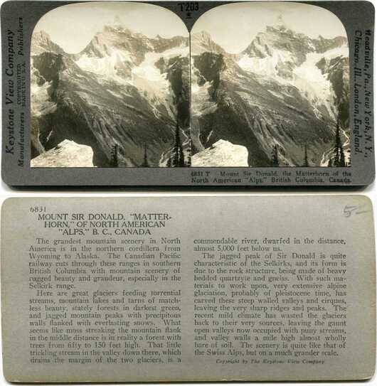 Mount Sir Donald, Canadian Alps