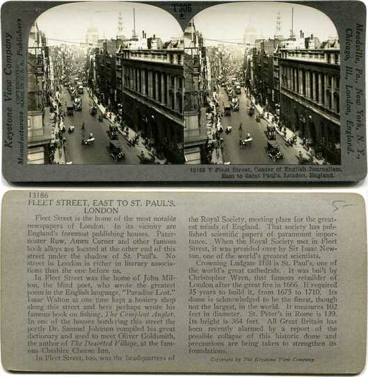 Fleet Street with St. Paul's Dome