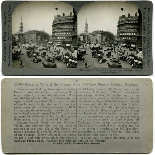 Trafalgar Square Street Scene